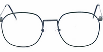 Vintage Large Eye Glasses In Antique Blue By Avalon At www.eyehuggers.co.uk