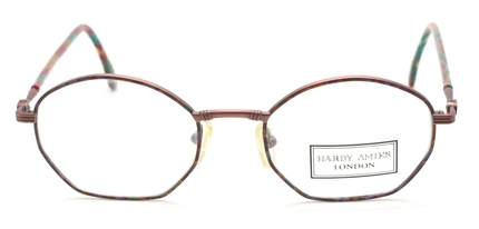 Accessories Sunglasses & Eyewear Glasses Hardy Amies Hexagonal Bronze Multi Vintage Spectacles 