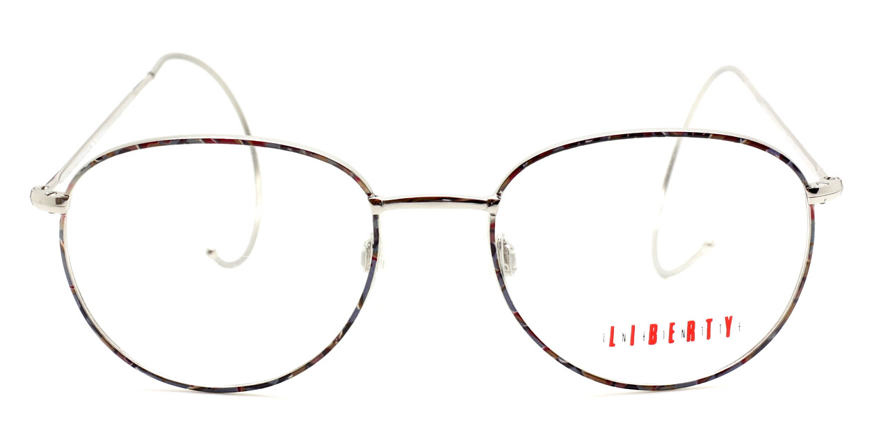 Liberty Panto vormige frames in multi en zilver met curlsides Accessoires Zonnebrillen & Eyewear Brillen 