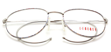 Liberty L234 Silver and Multi Panto Frames from eyehuggers Ltd
