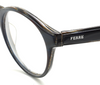 Layered Black and Horn Effect Panto Shaped Vintage Eyewear By Gianfranco Ferre At www.eyehuggers.co.uk