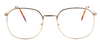 Designer Vintage Spectacles In Shiny Gold By Avalon At www.eyehuggers.co.uk
