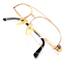 Gold Designer Aviator Glasses Frames - suitable for prescription lenses