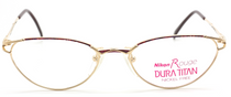 NIKON ROUGE 6352 Stunning Gold and Red Tortoiseshell Effect Designer Eyewear With Cat Eye Feel