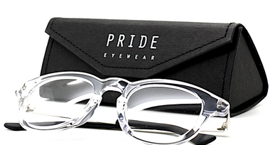 Pride 601 Clear Eyewear Hand Made in Italy Buy Them At Eyehuggers