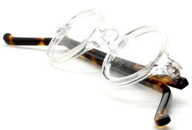 Anglo American Groucho Clear and Amber Havana (CC/AH) Spectacles from www.eyehuggers.co.uk