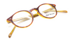 AA 406 Two Tone Acrylic Eye Glasses In Turtle & Yellow At Eyehuggers