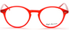 Vintage Style Bright Red Acrylic Panto Shaped Glasses By Anglo American At www.eyehuggers.co.uk
