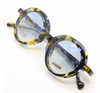 Colourful acetate spectacles with magnetic sun clip by Les Pieces Uniques at www.eyehuggers.co.uk