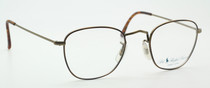 Square Style Metal Glasses In Dark Tortoiseshell And Antique Gold Metal Finish At www.eyehuggers.com 