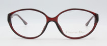Beautiful Red Christian Dior 3003 Designer frames in an Oval Shape 