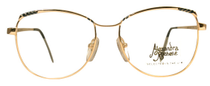 Alexandra Rochelle gold finish authentic genuine vintage glasses typical 1980s style