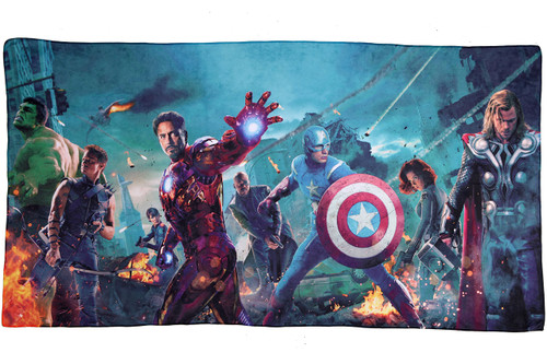 Avengers Towel, Microfibre material