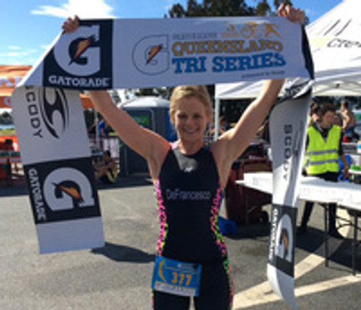 Danielle WINS Gatorade Queensland Triathlon Series